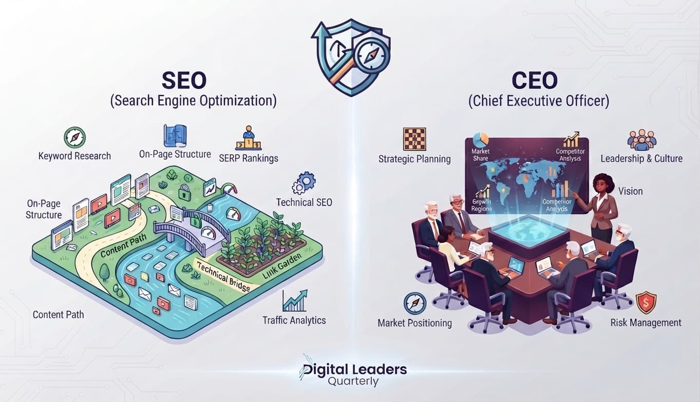 تفاوت های کلیدی SEO و CEO