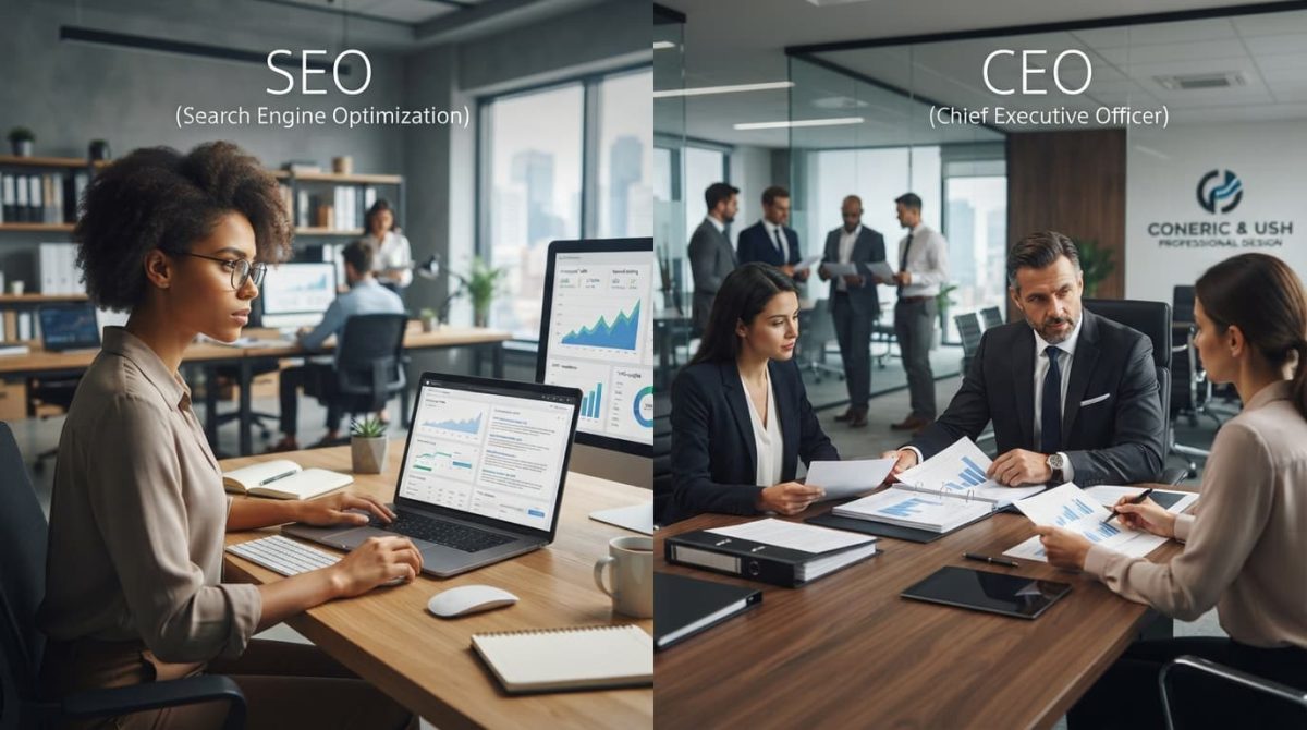 SEO و CEO با یکدیگر چه تفاوت هایی دارند؟