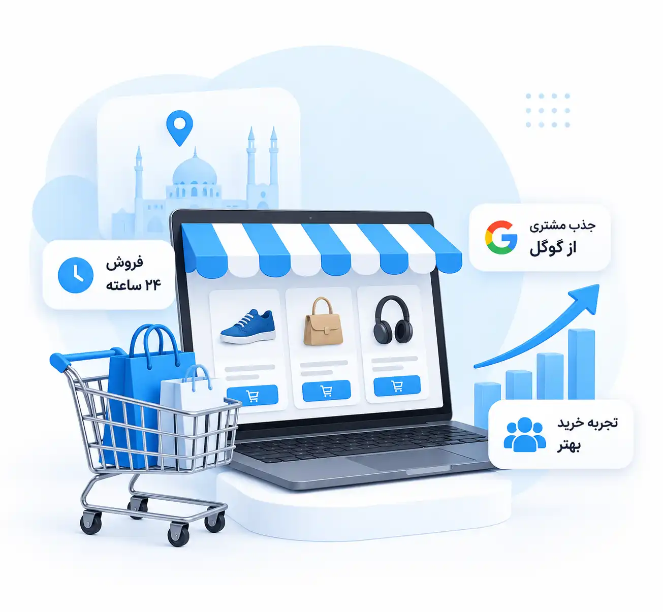 طراحی سایت فروشگاهی در مشهد