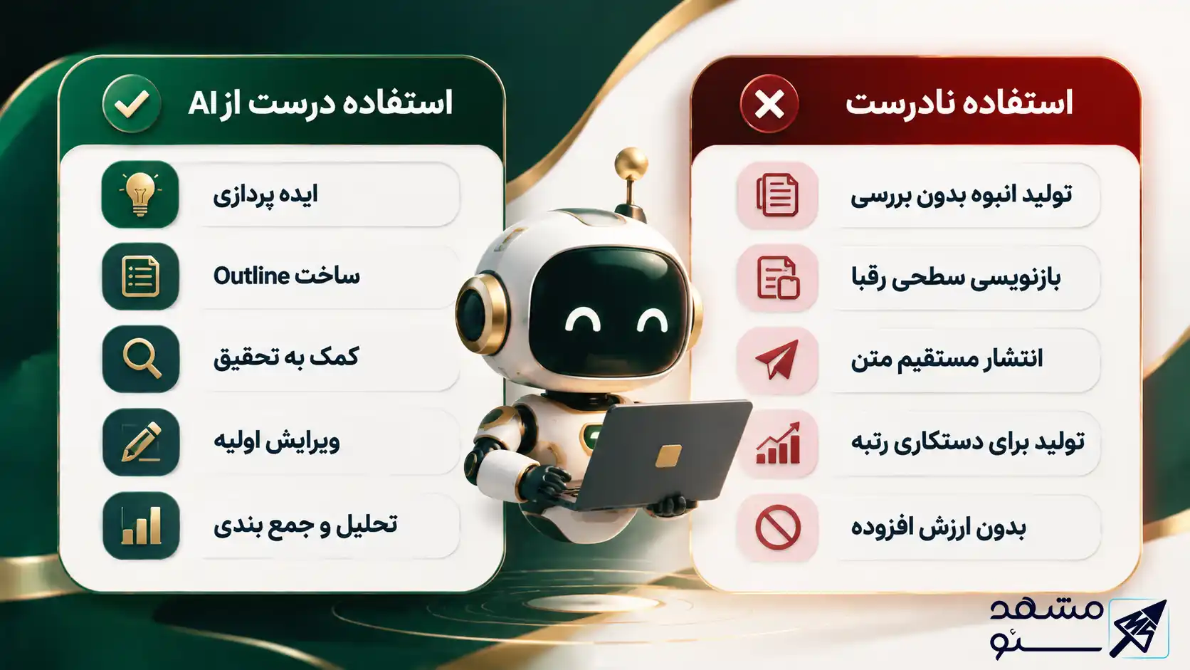 سئو محتوا و هوش مصنوعی؛ آیا محتوای AI سئو میشود؟