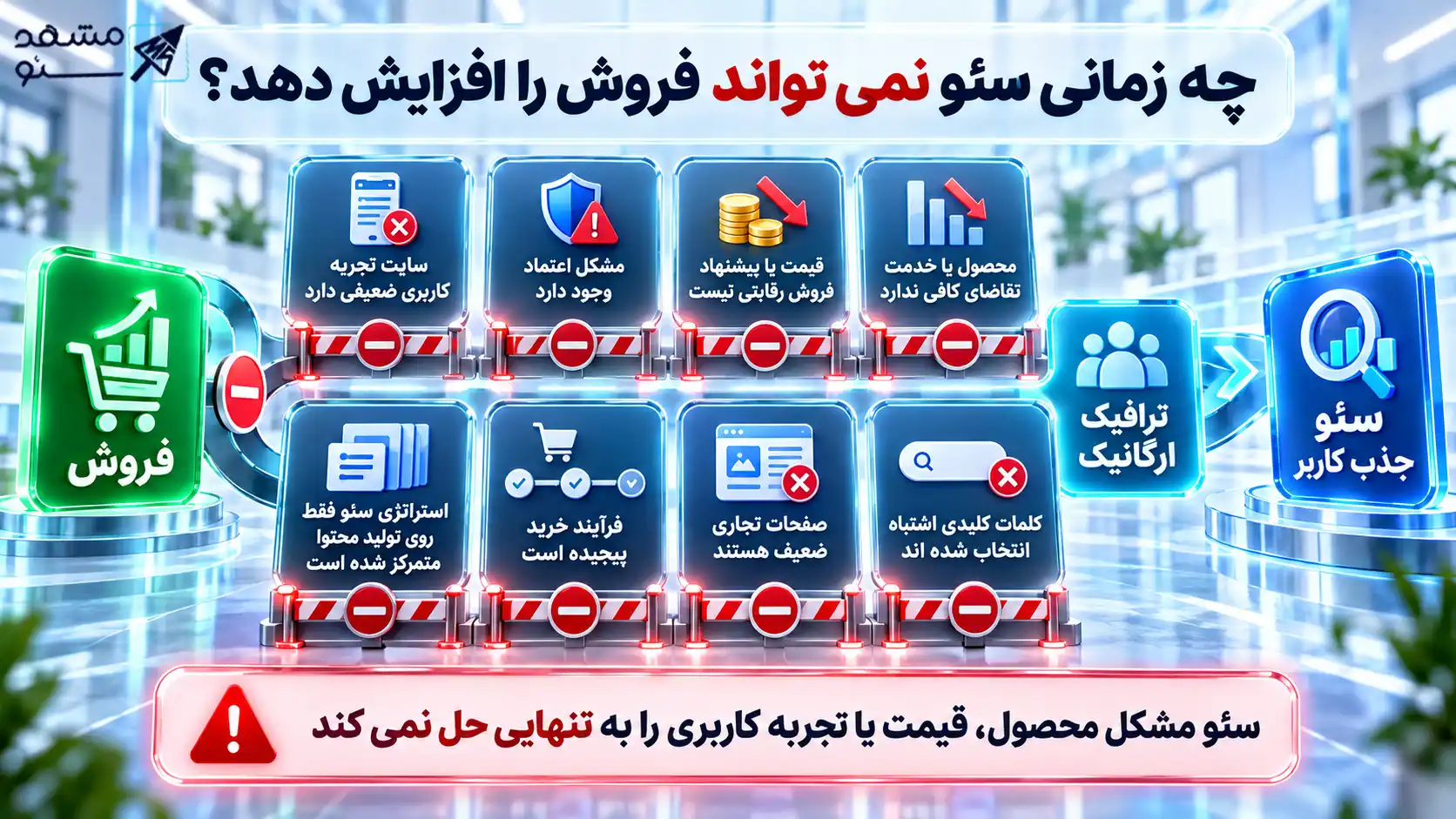 چه زمانی سئو نمیتواند فروش را افزایش دهد؟